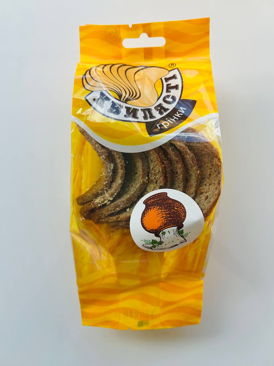 Bread Chips "Hvylyasty" Sour Cream & Herb Flavor (75g)