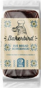 Whole Rye Bread "Borodinski", Bakerbird, 500g