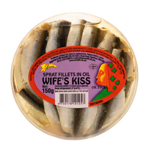 Sprat Fillets In Oil "Wife´s Kiss", Liedags, 150g