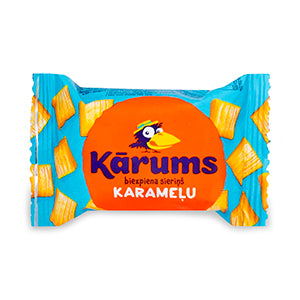 Glazed Curd Snack With Caramel "Karums", 45g