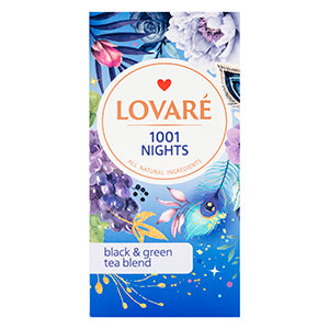 Tea, Black And Green, Dried Fruit, Flower, Grape «1001 Nights Tea», Lovare, 48g