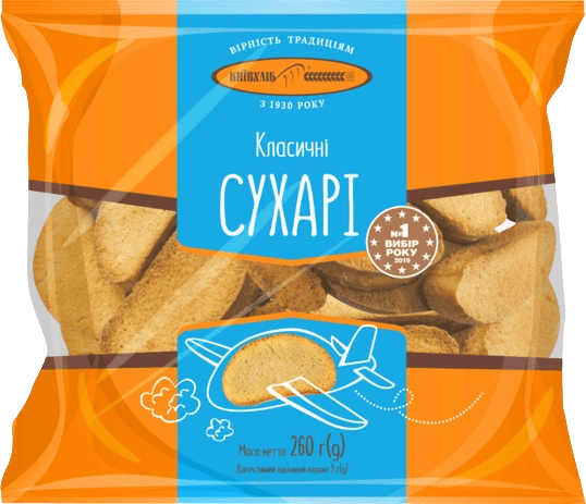 Rusks Classic "KyivHlib", 260g