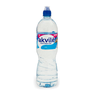 Mineral Water "Akvile" Still, Sport Bottle, 1L