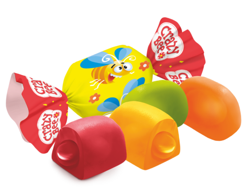 Цукерки "Crazy Bee Fruity", Roshen, 1 кг