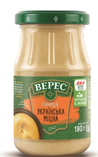 Strong Mustard "Veres", 190g