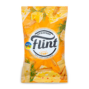 Rye-Wheat Croutons With Cheese Flavour "Flint", 70g