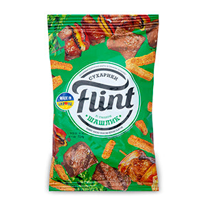 Rye-Wheat Croutons With Kebab Flavour "Flint", 70g