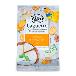 Wheat Crust, Dried, Baguette With Cheese Flavour "Flint", 90g