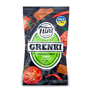 Rye Croutons With Spicy Tomato Flavour "Flint", 70g