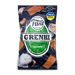 Rye Croutons With Garlic Flavour "Flint", 70g