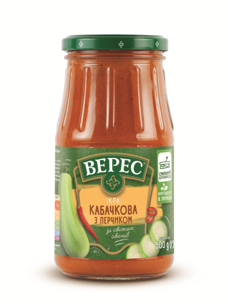 Veres Zucchini Spread with Hot Pepper (500g)
