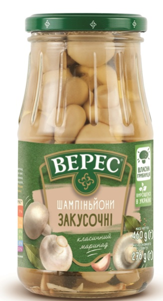 Гриби мариновані "Верес", 460г