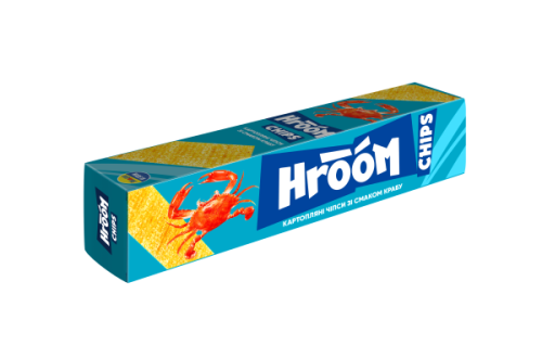 Чіпси крабові зі смаком "Hroom", 50г