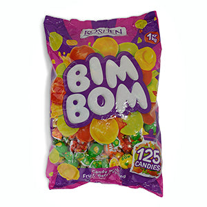 Hard Candies With Fruit And Berry Filling "Bim-Bom", Roshen, 1kg