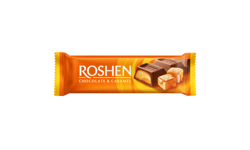 Chocolate Bar Caramel Flavored "Roshen", 33g