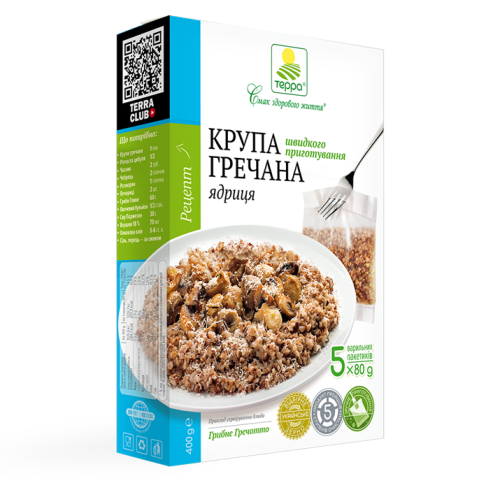 Крупа гречана "Терра", 400г