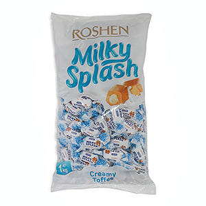 Іриска з молочною начинкою "Milky Splash", Roshen, 1 кг