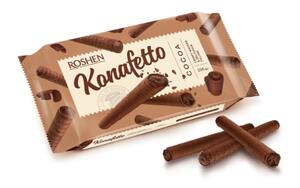 Рулети вафельні "Konafetto Cocoa", Roshen, 140г