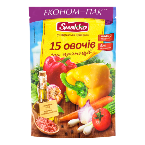 Seasoning Chicken With Vegetables "Smakko", 160g