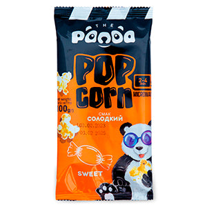 Popcorn Microwave Sweet Flavour "The Panda", 100g