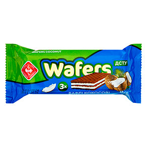 Wafers Coconut Filling "Zhytomyr Lasoshchi", 50g