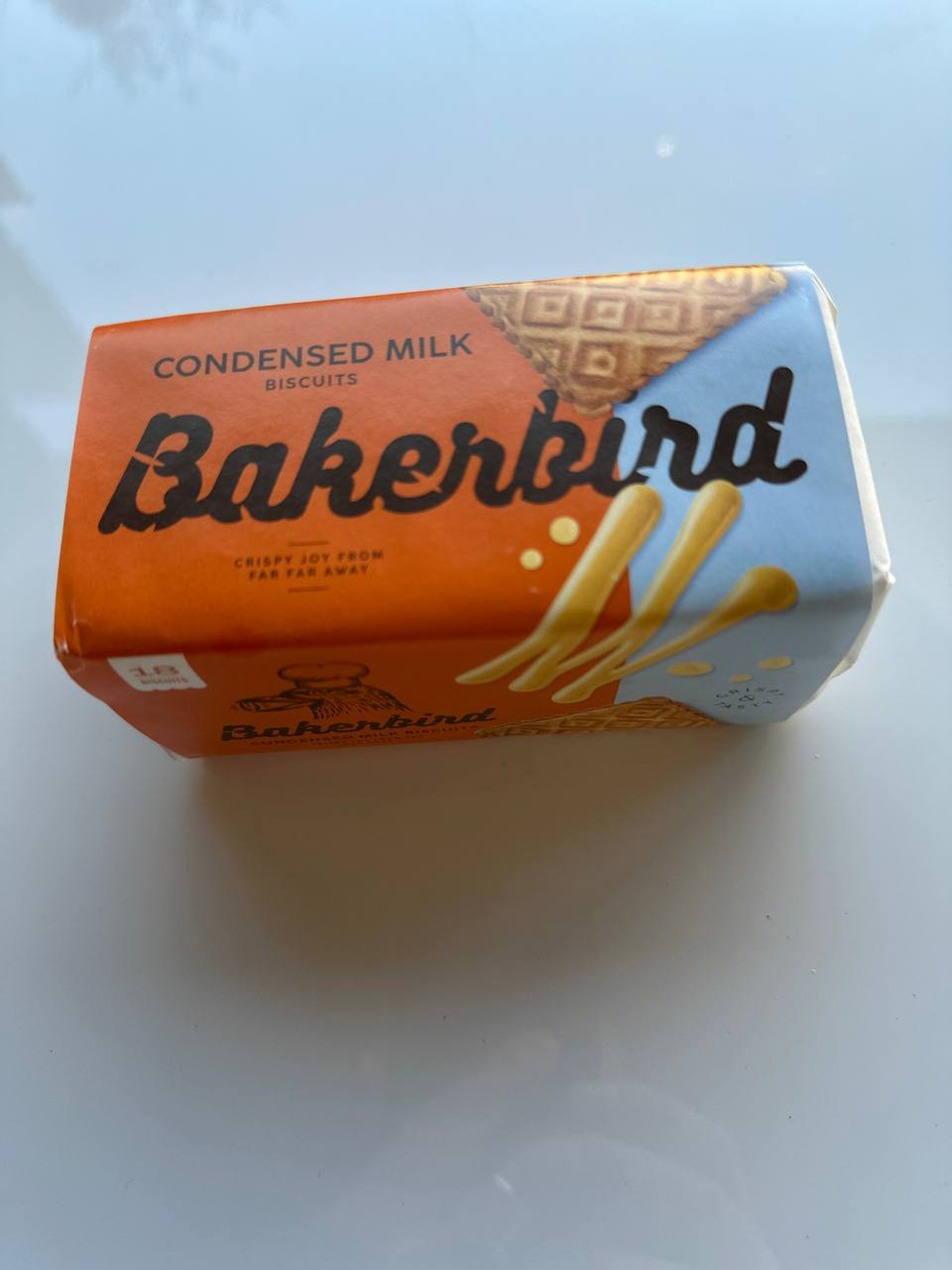 Печиво, згущене молоко, Bakerbird, 180г