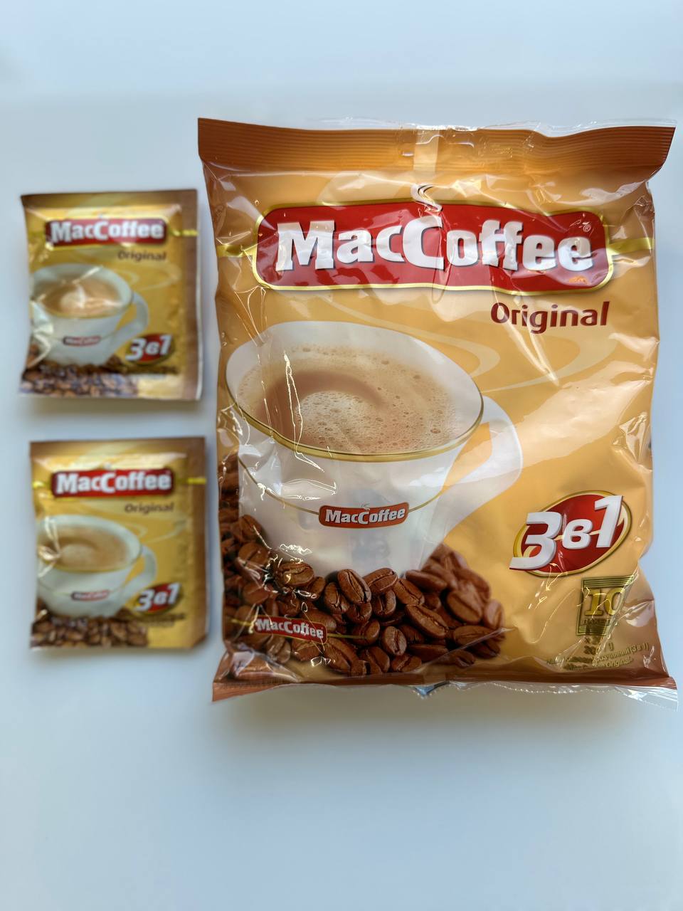 Maccoffee Original 3in1 - Розчинний кавовий напій 10 штук, 10*20 г