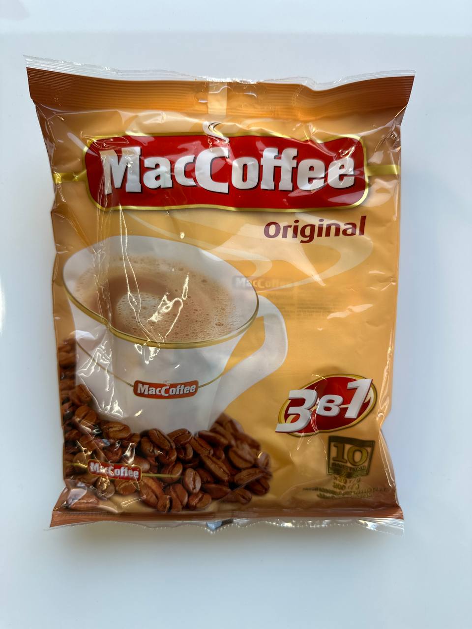 Maccoffee Original 3in1 - Розчинний кавовий напій 10 штук, 10*20 г