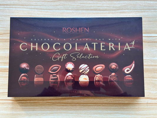 Chocolate Assortment "Chocolateria", Roshen, 194g