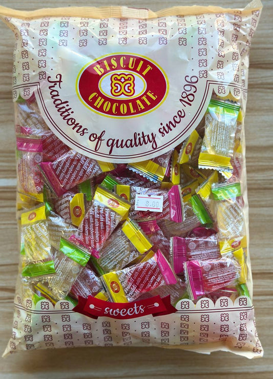 Candy, Lemon And Raspberry "Fruddi-Mix", Biscuit-Chocolate, 1kg